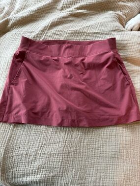 Athleta Brooklyn Midrise 13.5 Skort Dusty Rose
